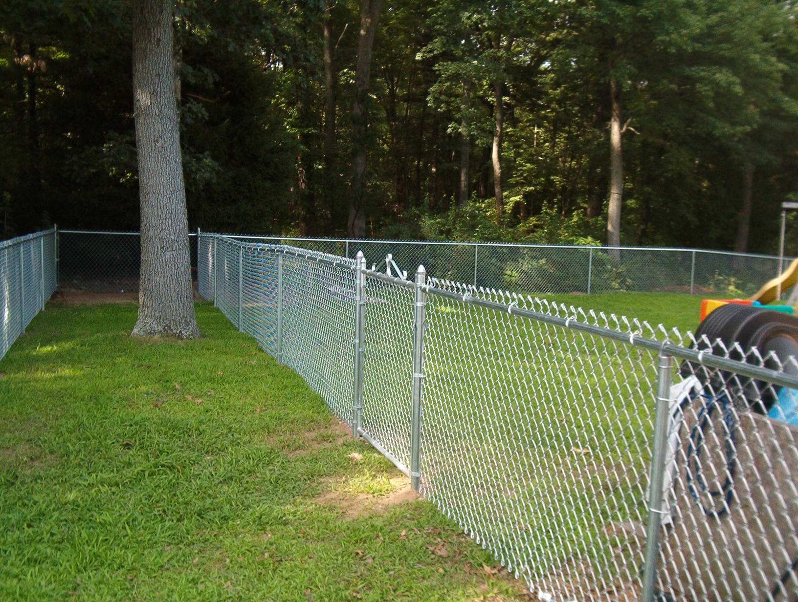 galvanized chain link